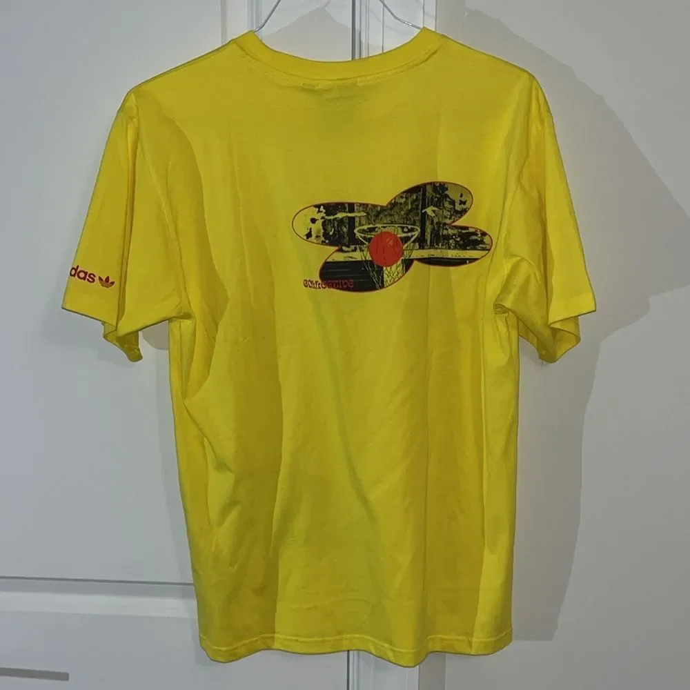 New super soft Yellow adidas photo Basketball universal sport collective T Shirt